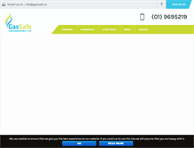 Tablet Screenshot of gassafe.ie